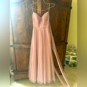 Rose long dress prom homecoming